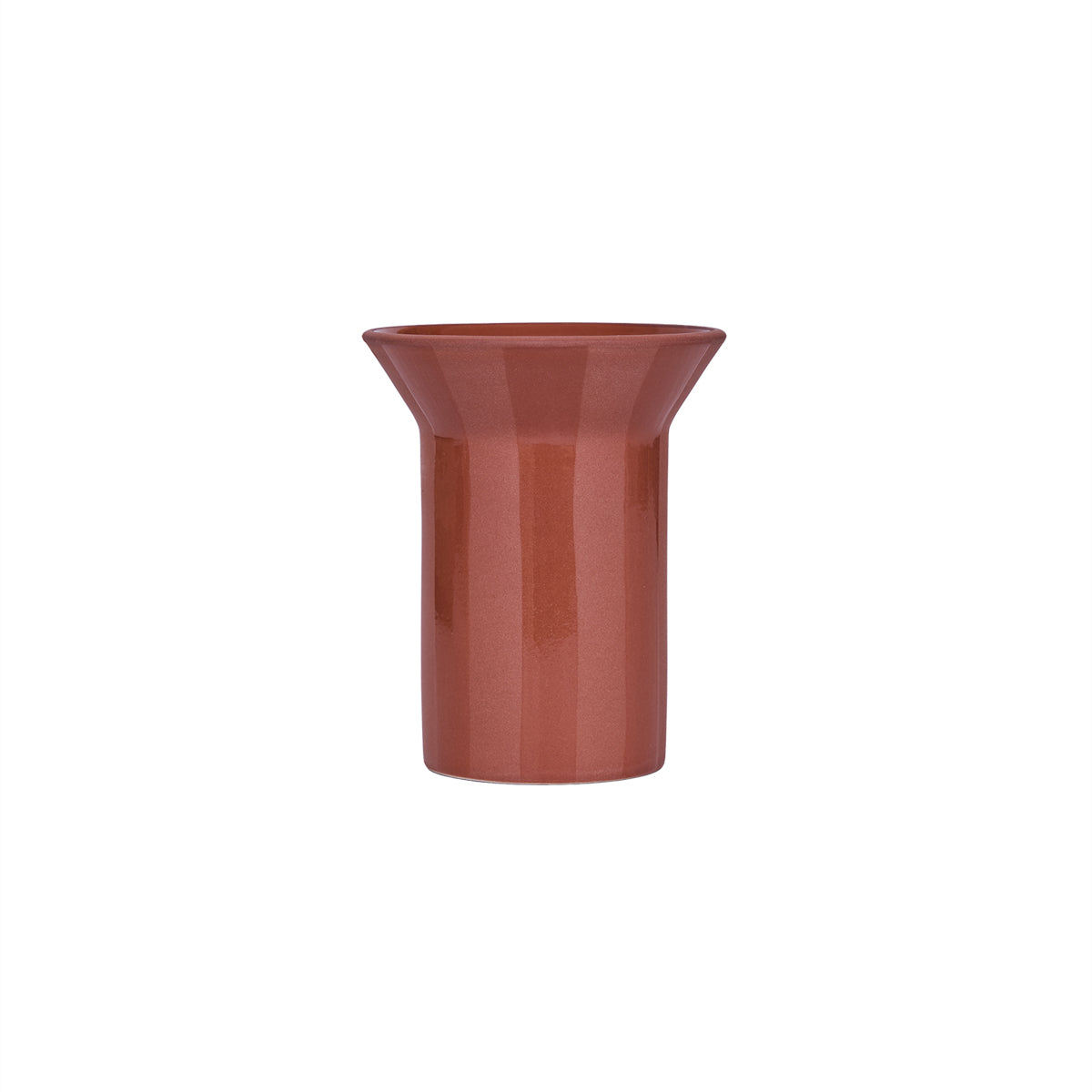 OYOY LIVING | LUONTO POT | HANDGEMAAKT STEENGOED | ROOD BRUIN