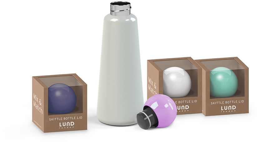 LUND | SKITTLE DRINKFLES DOP | BLAUW