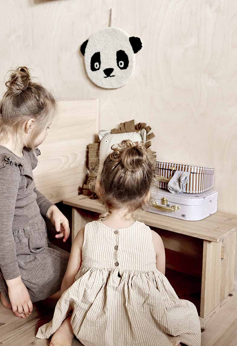 OYOY MINI | MINI SUITCASES ELEPHANT & STRIPE - SET OF 2