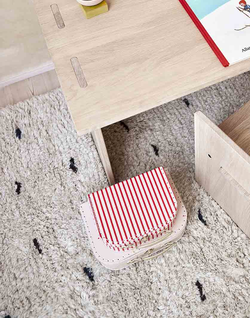 OYOY MINI | MINI SUITCASES ELEPHANT & STRIPE - SET OF 2
