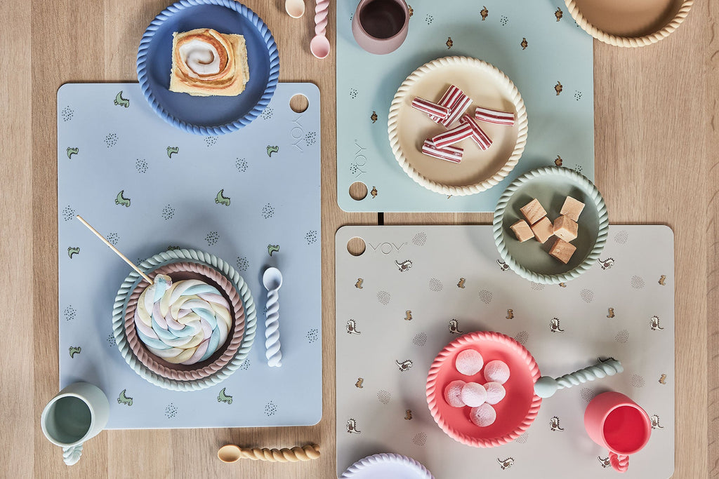 -siliconen servies kinderset bord beker zacht materiaal