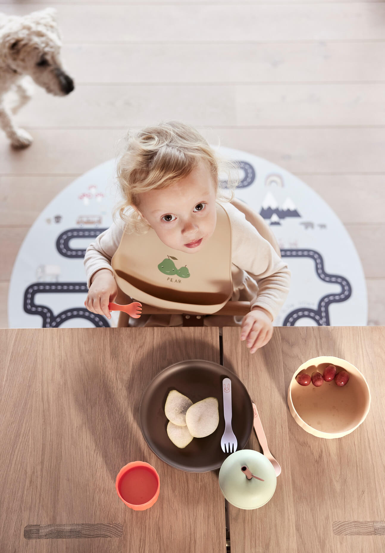 OYOY MINI | YUMMY SILICONE BIB - PACK OF 2