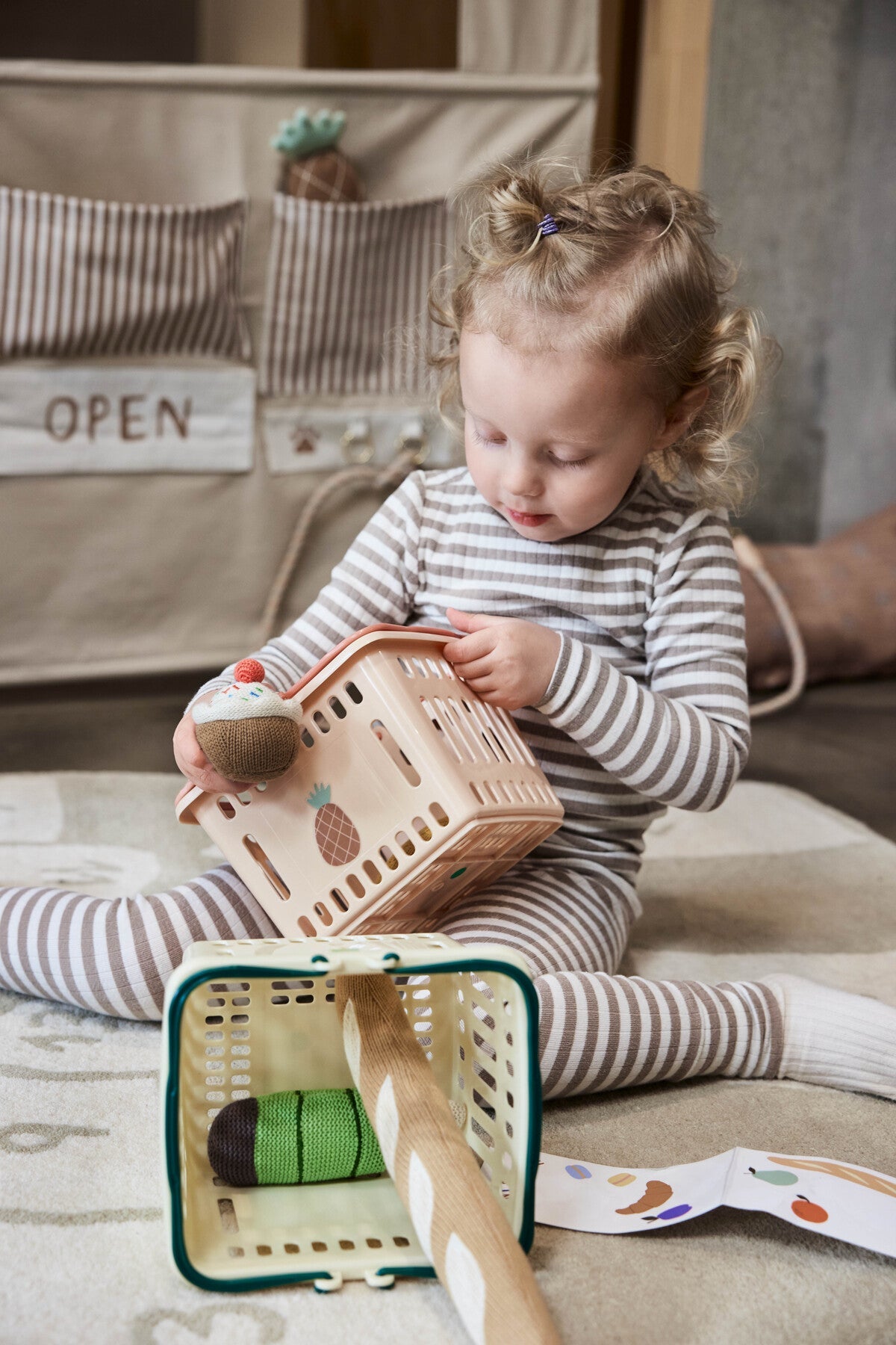 OYOY MINI | YUMMY SHOPPING BASKET