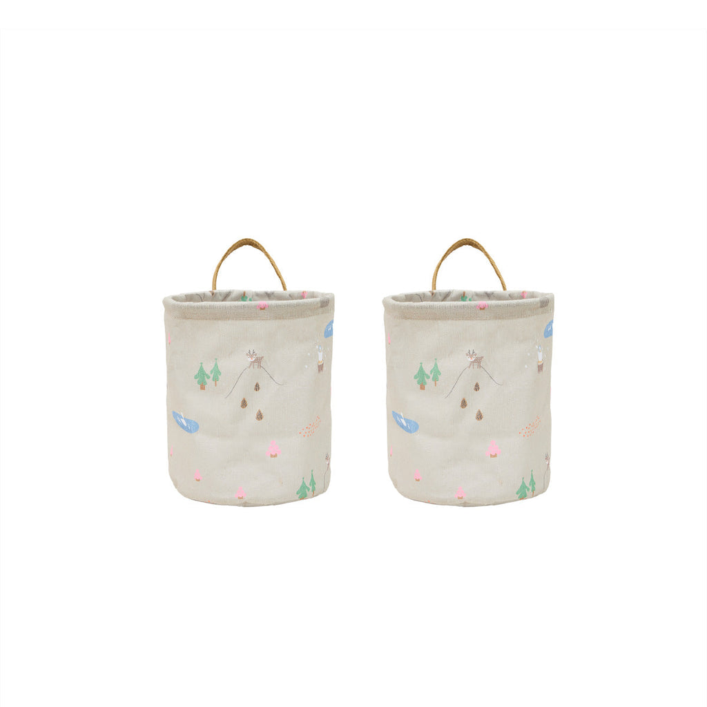 OYOY MINI | DEER & DUCK STORAGE BASKET - SET OF 2