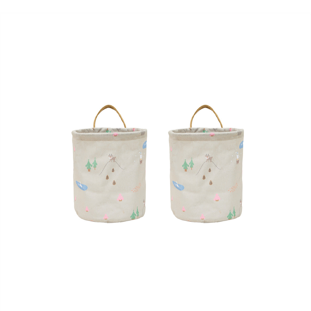 OYOY MINI | DEER & DUCK STORAGE BASKET - SET OF 2