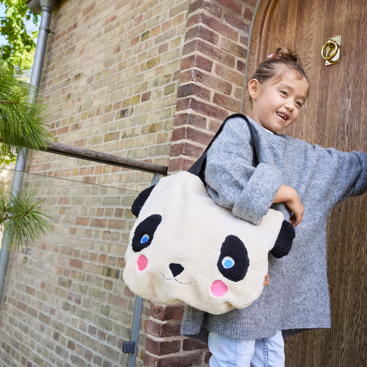 OYOY MINI | DARLING PANDA TOTE BAG | SPEELSE KATOENEN TAS