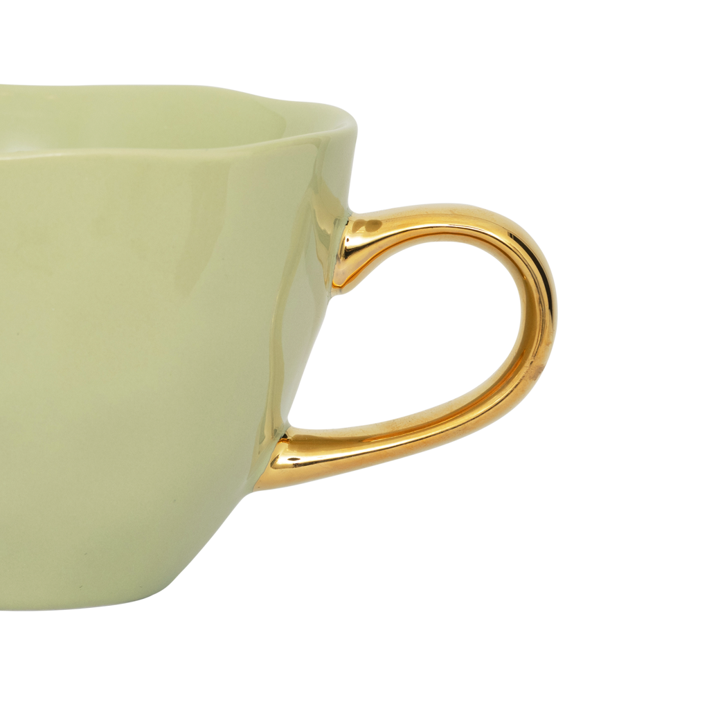 Urban nature culture good morning collectie koffie kopje thee kop goud 

