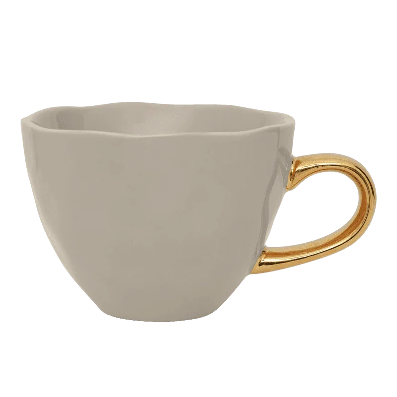 Urban nature culture good morning collectie koffie kopje thee kop goud taupe
