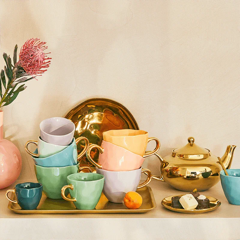 Urban nature culture good morning collectie goud look kopjes bordjes servies tafelinspiratie musthaves trendy 2026
