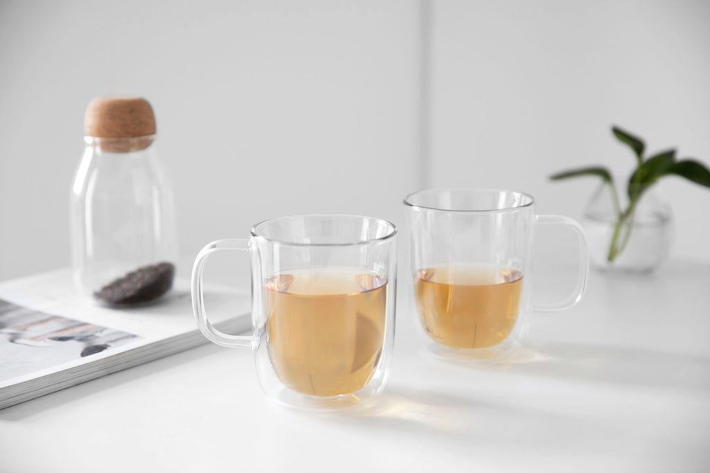 VIVA | DUBBELWANDIGE KOFFIE-/THEEGLAZEN (SET OF 2) | 400 ML