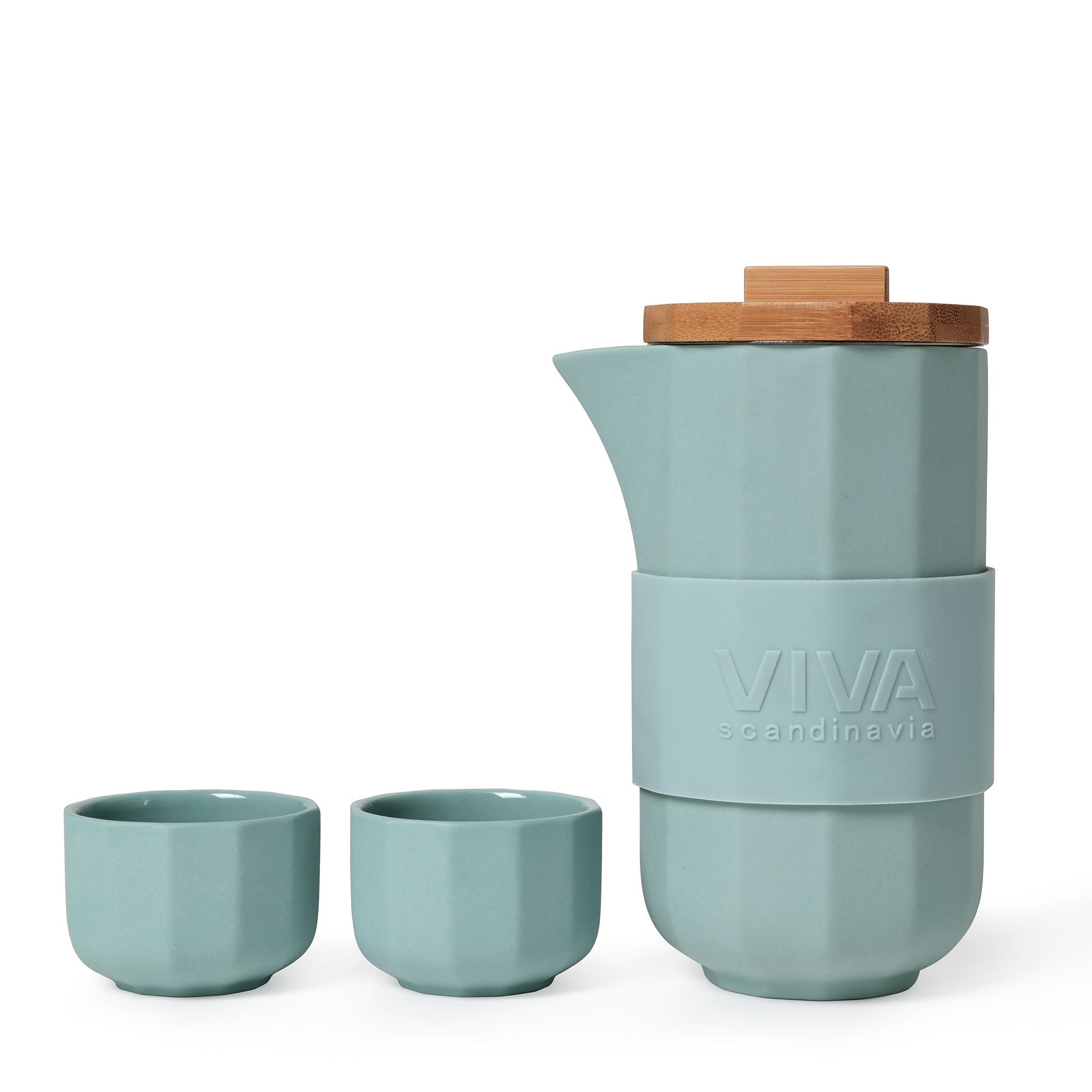 VIVA | ALEXANDER LUXE THEESET | BLAUW GRIJS