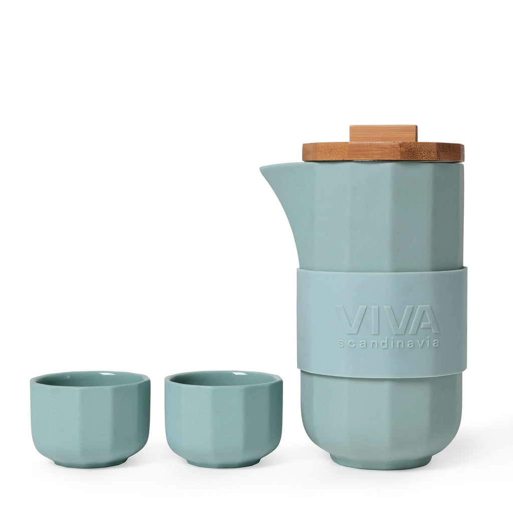 VIVA | ALEXANDER LUXE THEESET | BLAUW GRIJS