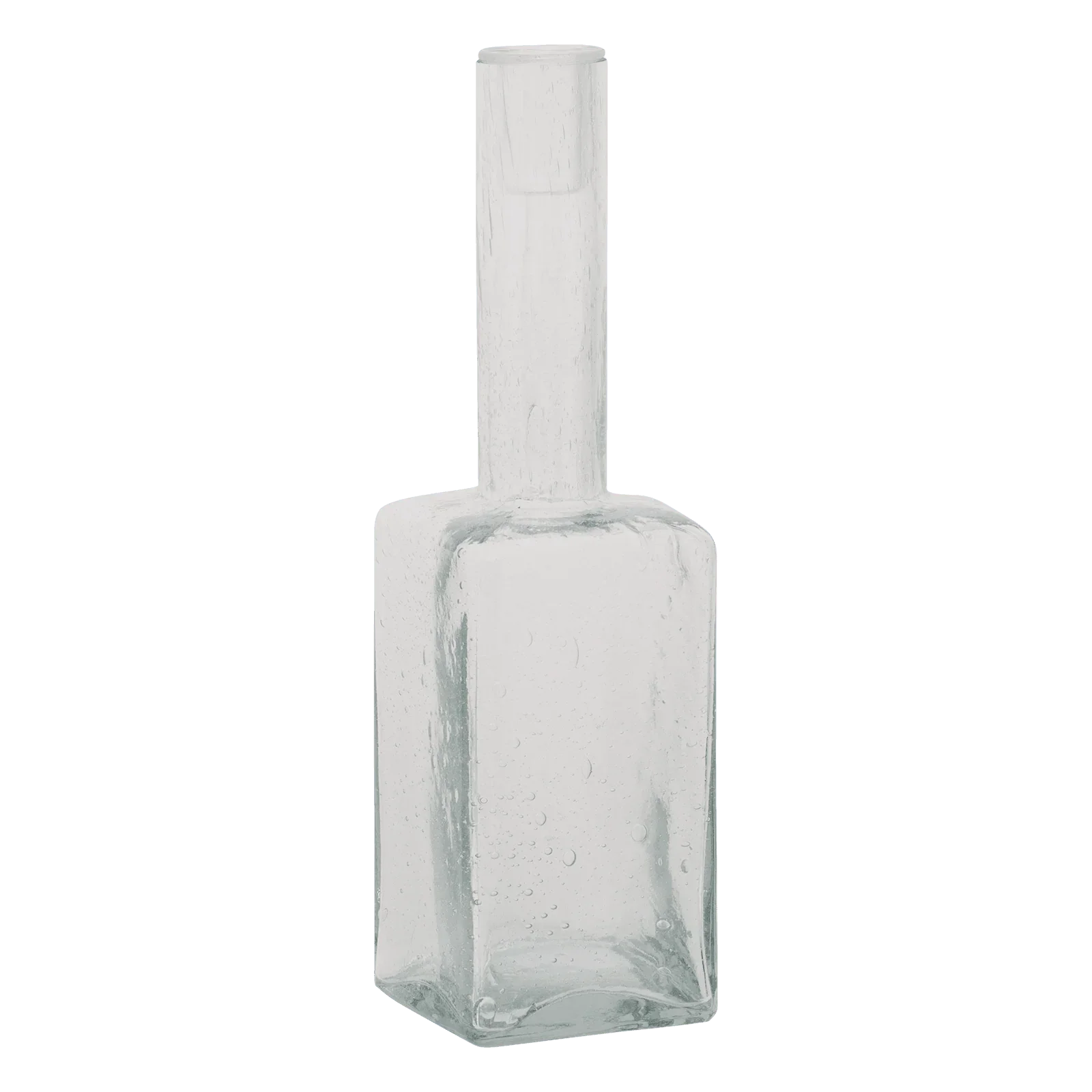 Detail van de handgemaakte finish van de witte UNC Alba kandelaar