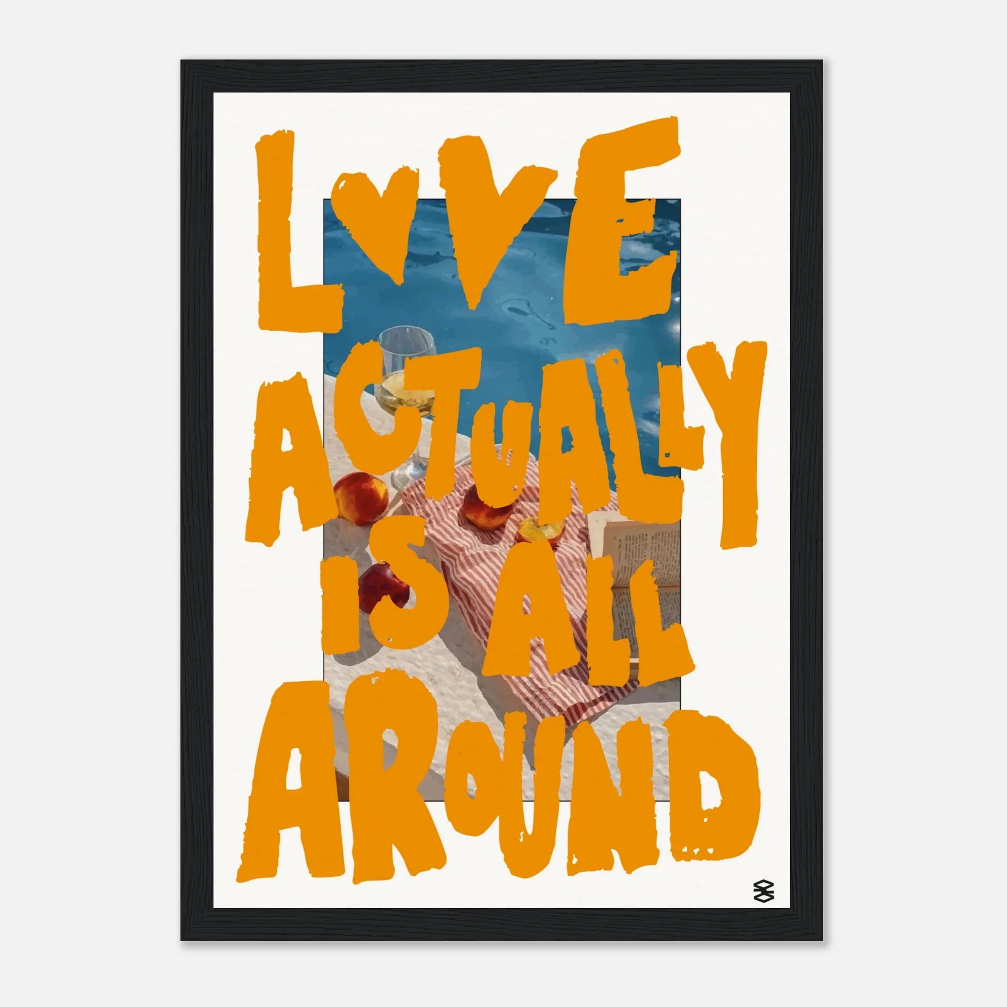 studio verve summer wall art orange