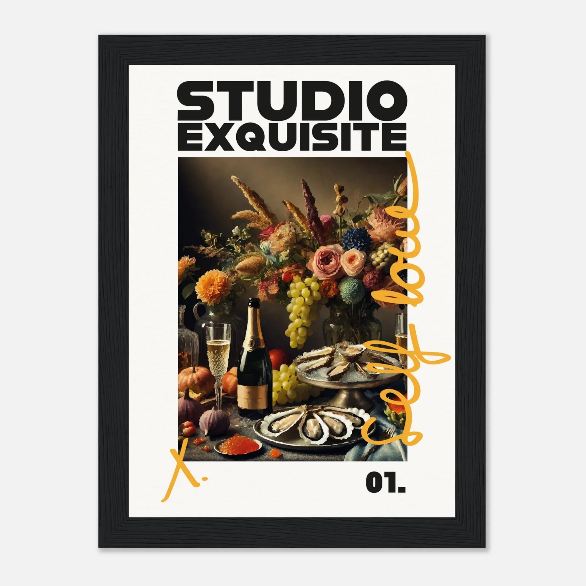 stilleven wanddecoratie 