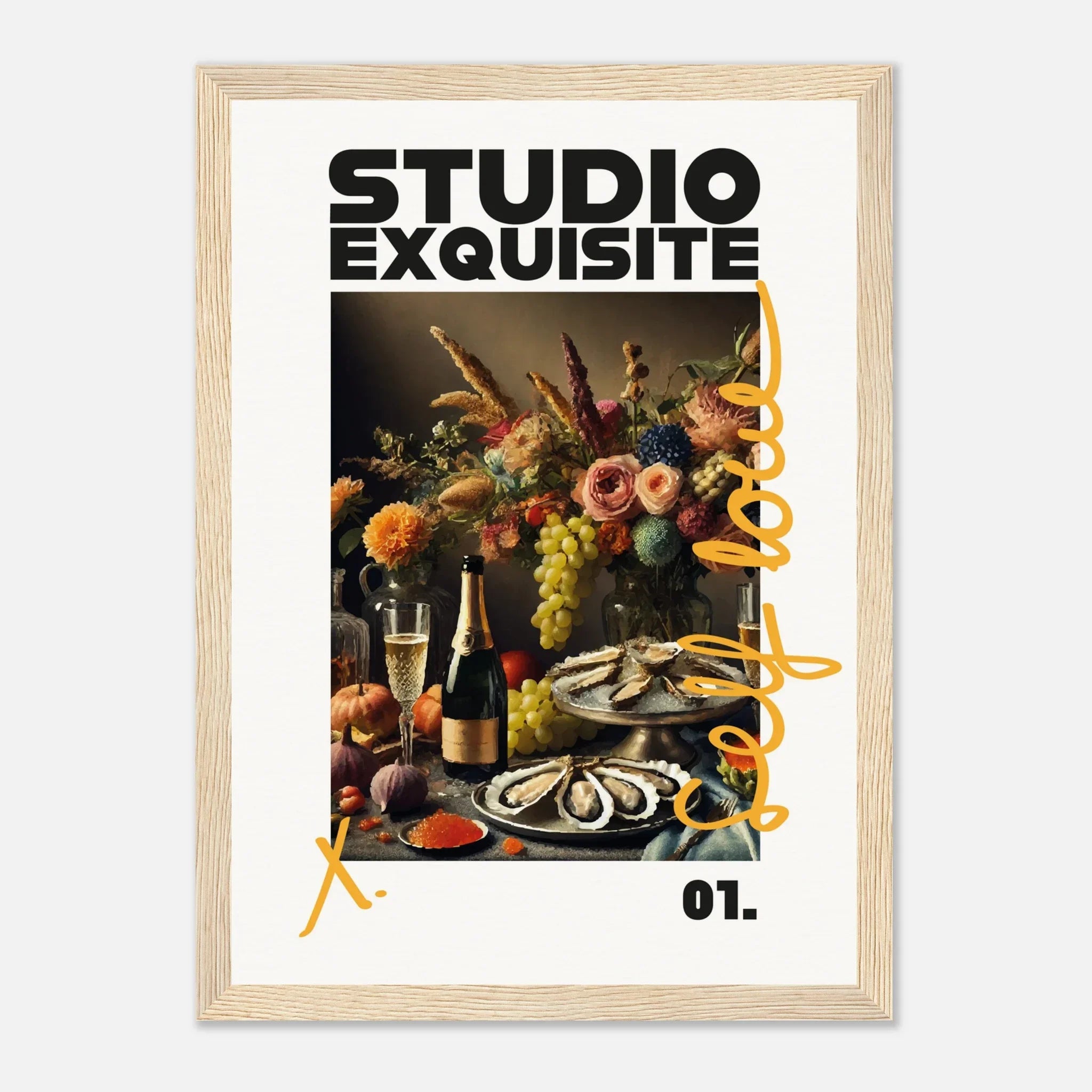 stilleven wand decoratie