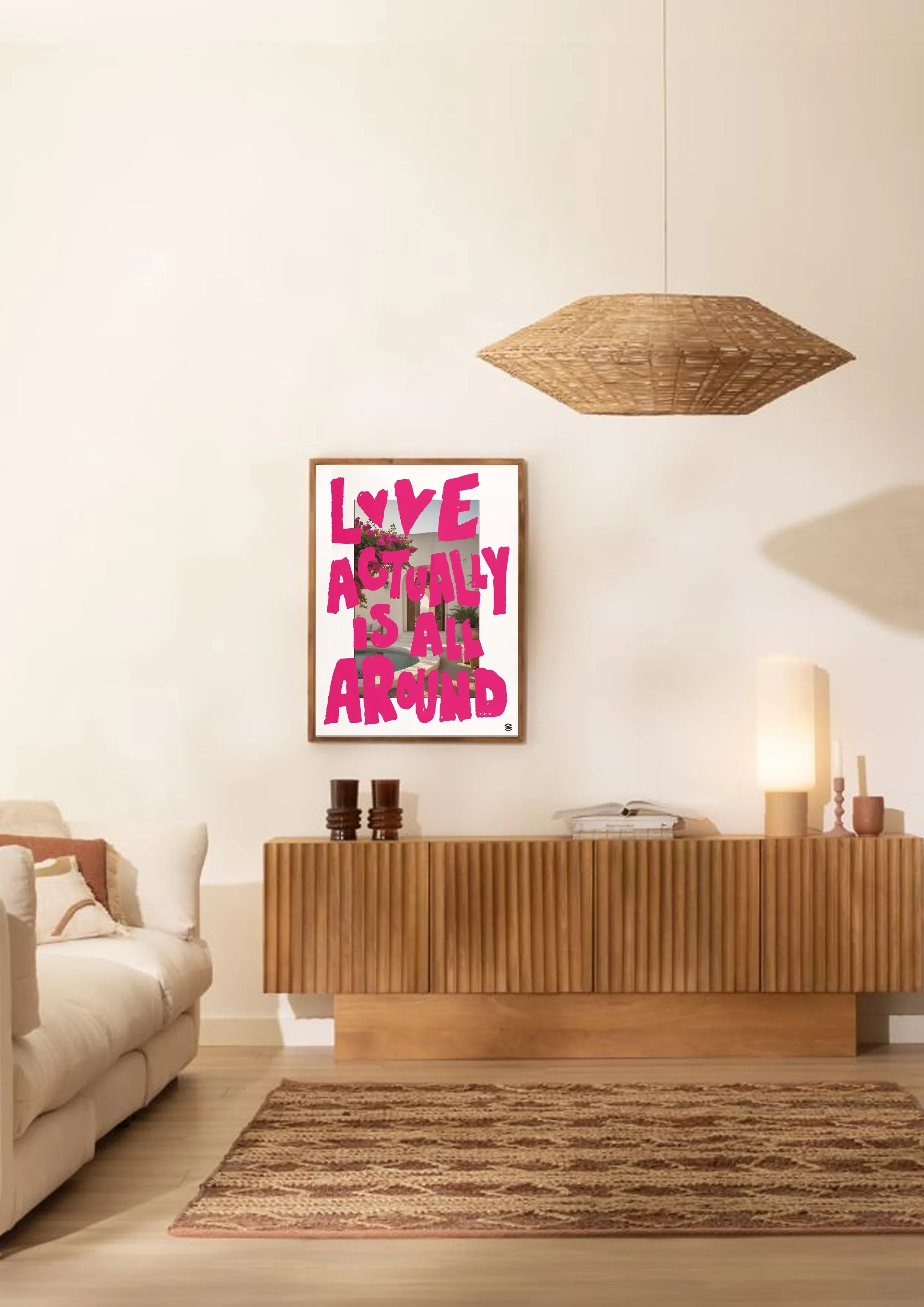 wall art studio verve pink