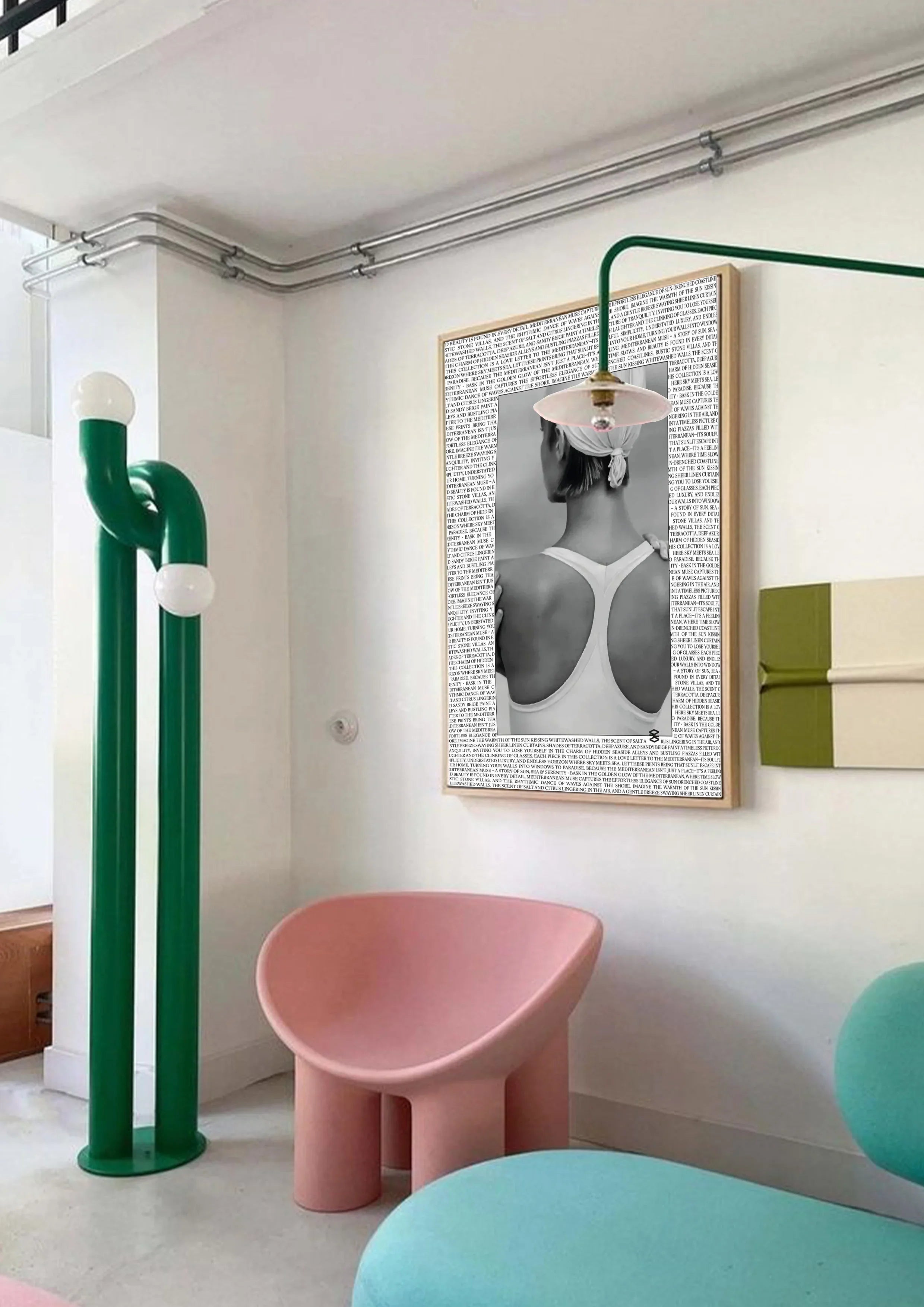 wanddecoratie zwart wit modern