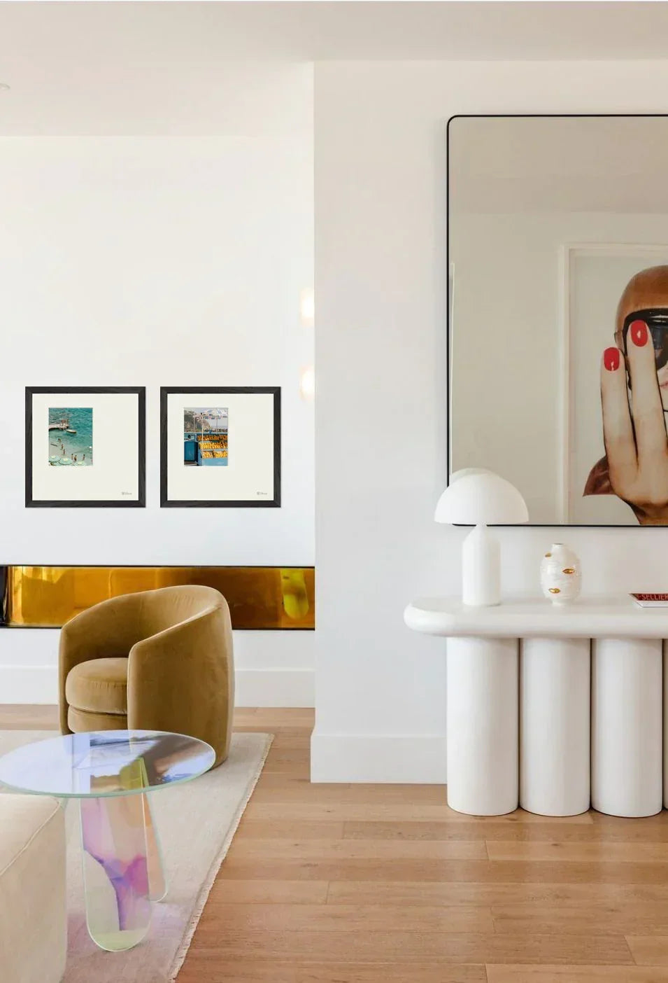 wanddecoratie modern interieur 
