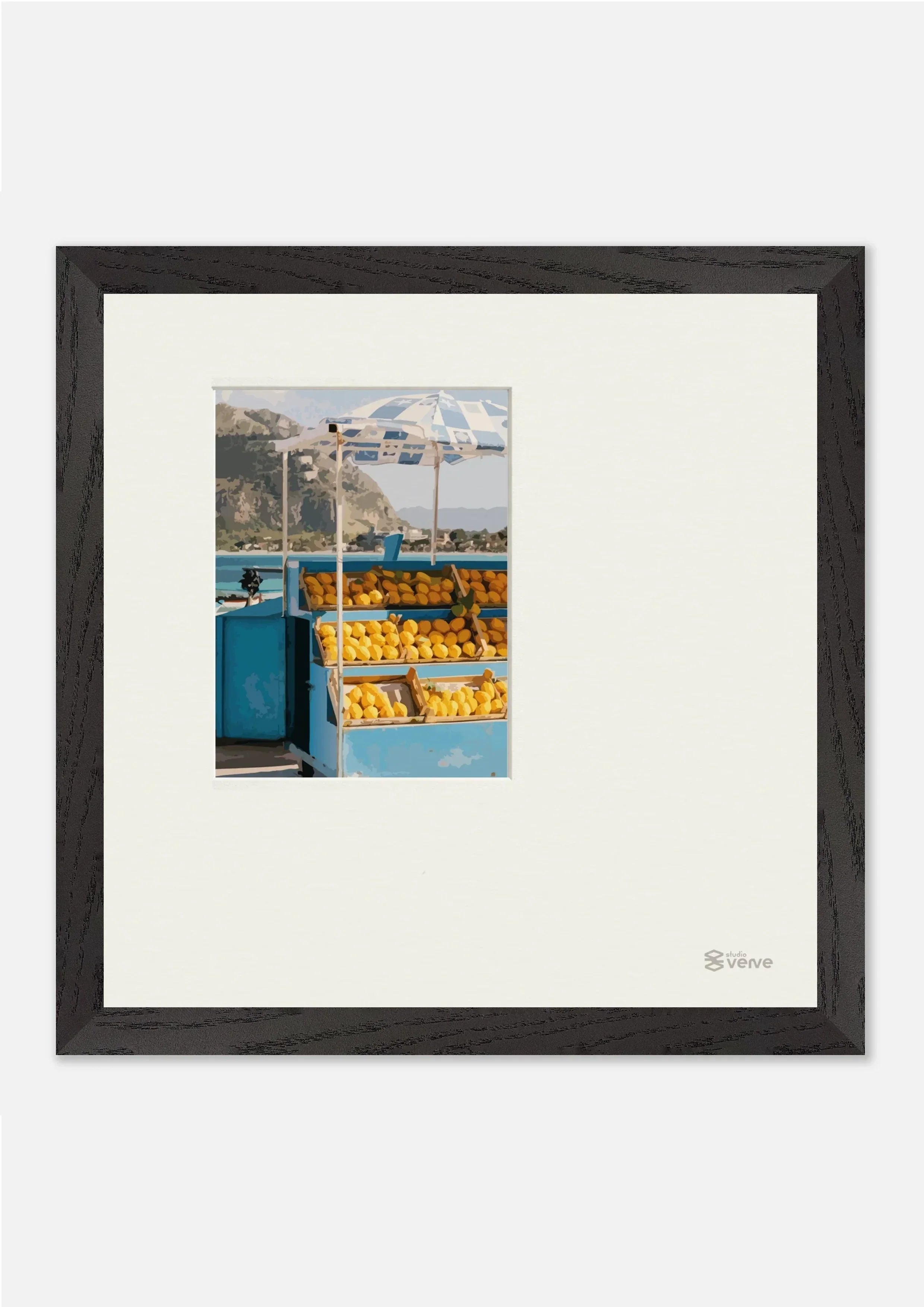 oranje zomer wanddecoratie