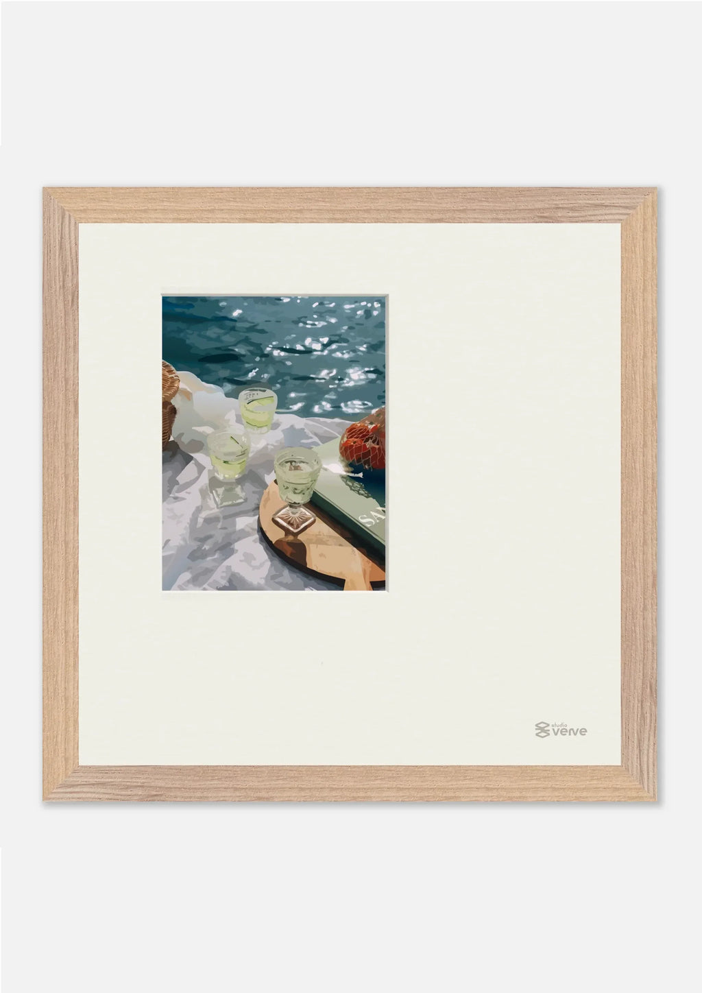 zomer wanddecoratie kunst