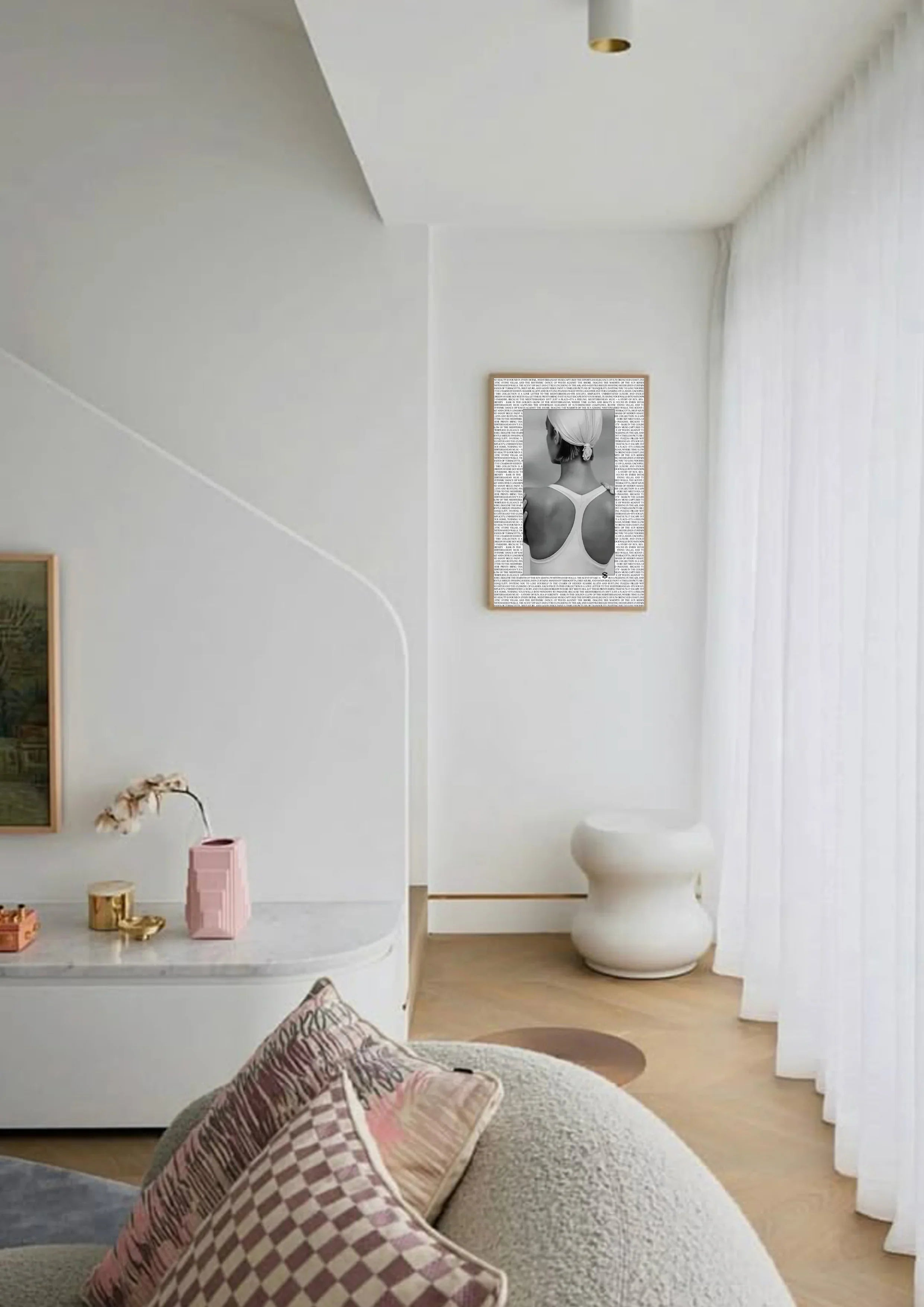 wanddecoratie self love black white