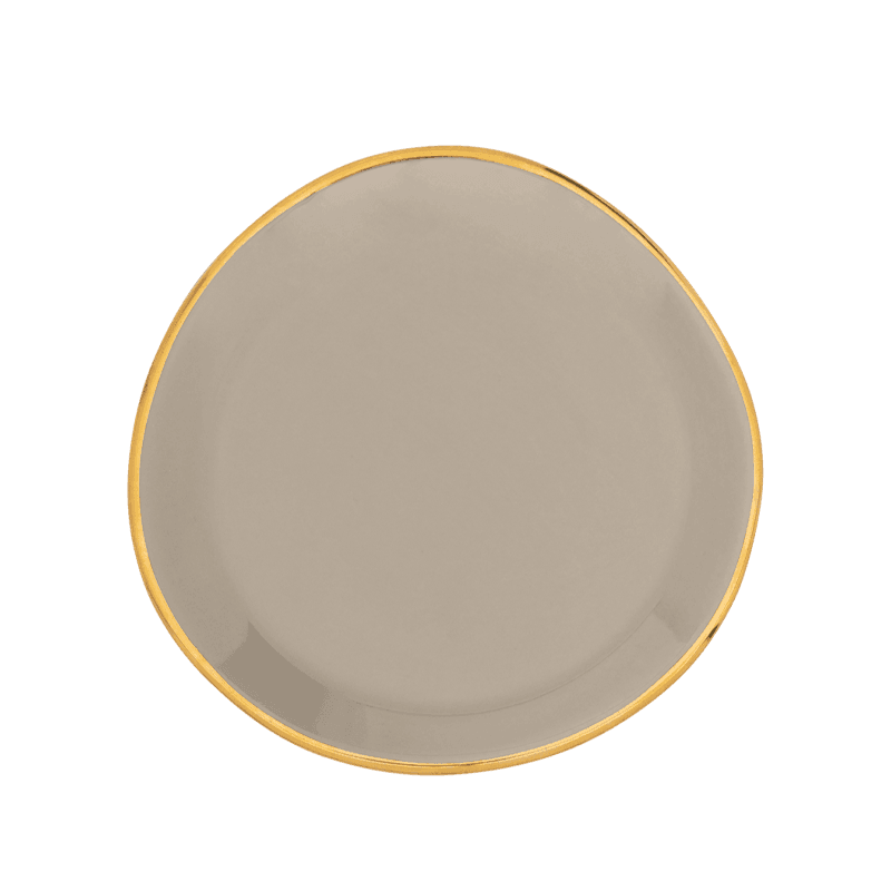 Urban nature culture good morning collectie bordje taupe goud
